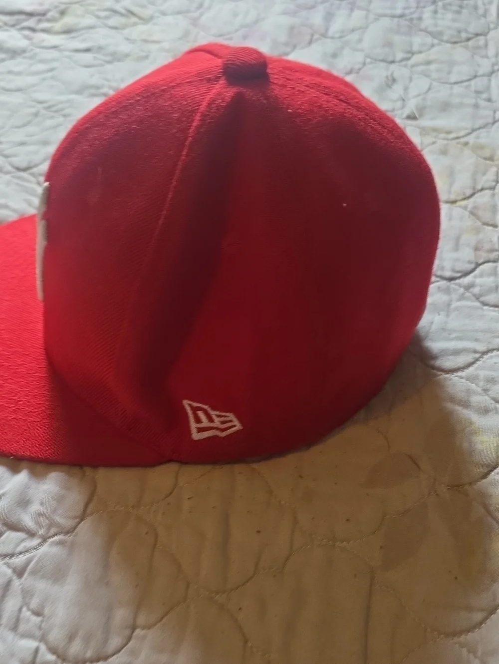N.Y.L.A. Red Kids Baseball Cap with White NY Emblem